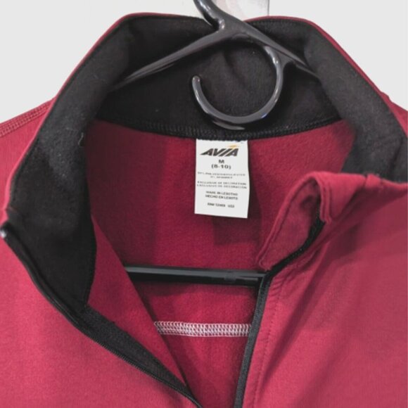 AVIA Womens Activewear Reflective Stripe 1/4 Zip Performance Jacket Pull… - Picture 3 of 12